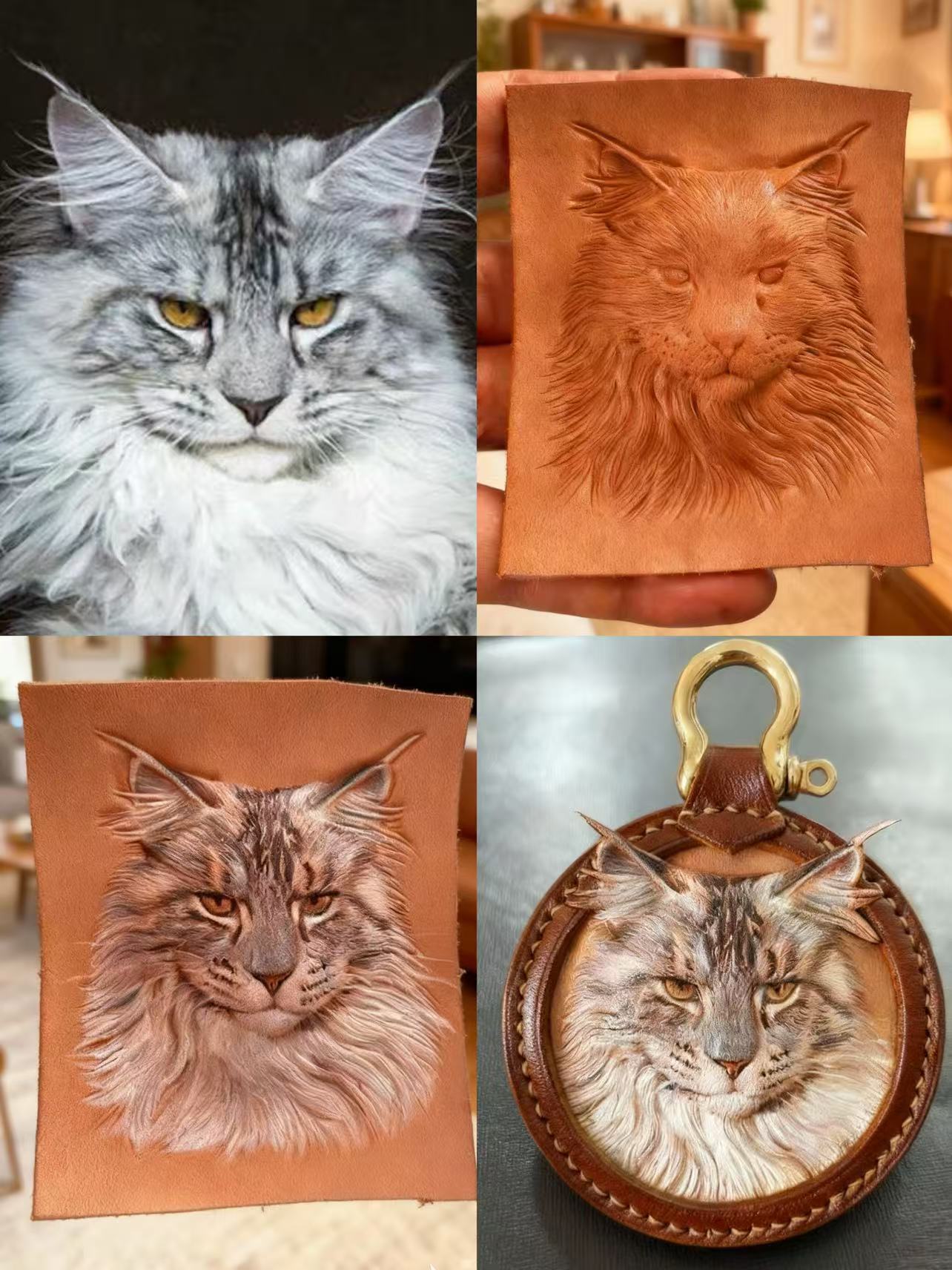 Customization Leather carving